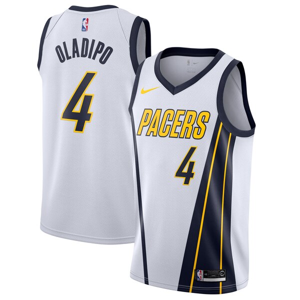 maglia victor oladipo 4 2020 indiana pacers bianca
